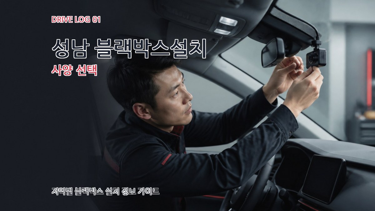 성남 블랙박스설치