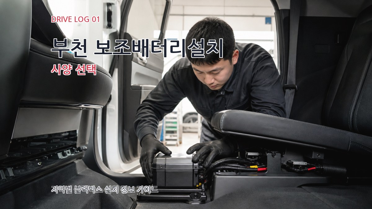 부천 보조배터리설치