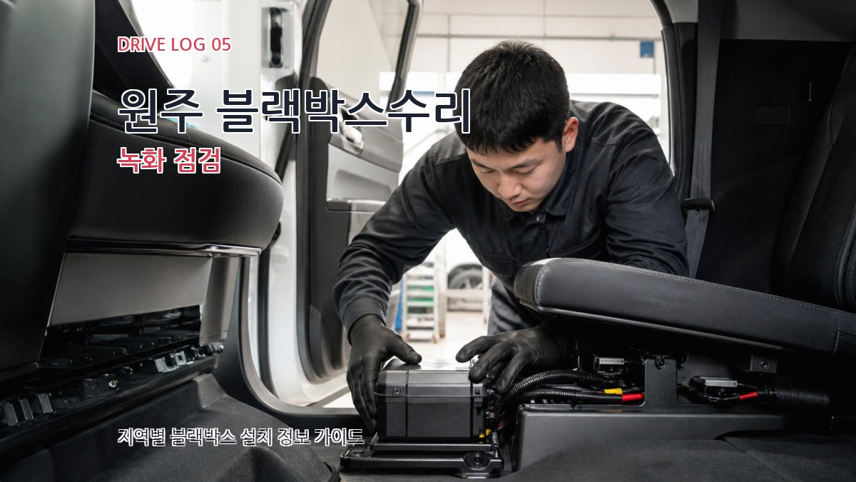 원주 블랙박스수리 녹화 점검