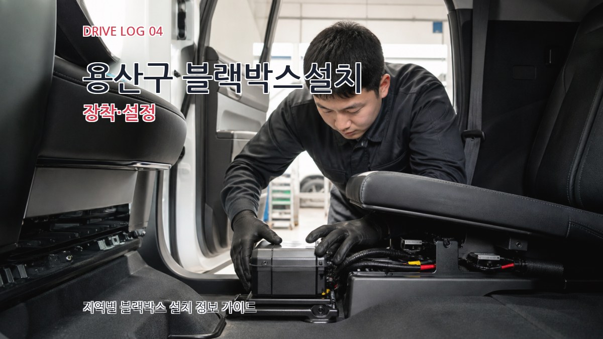 용산구 블랙박스설치 장착·설정