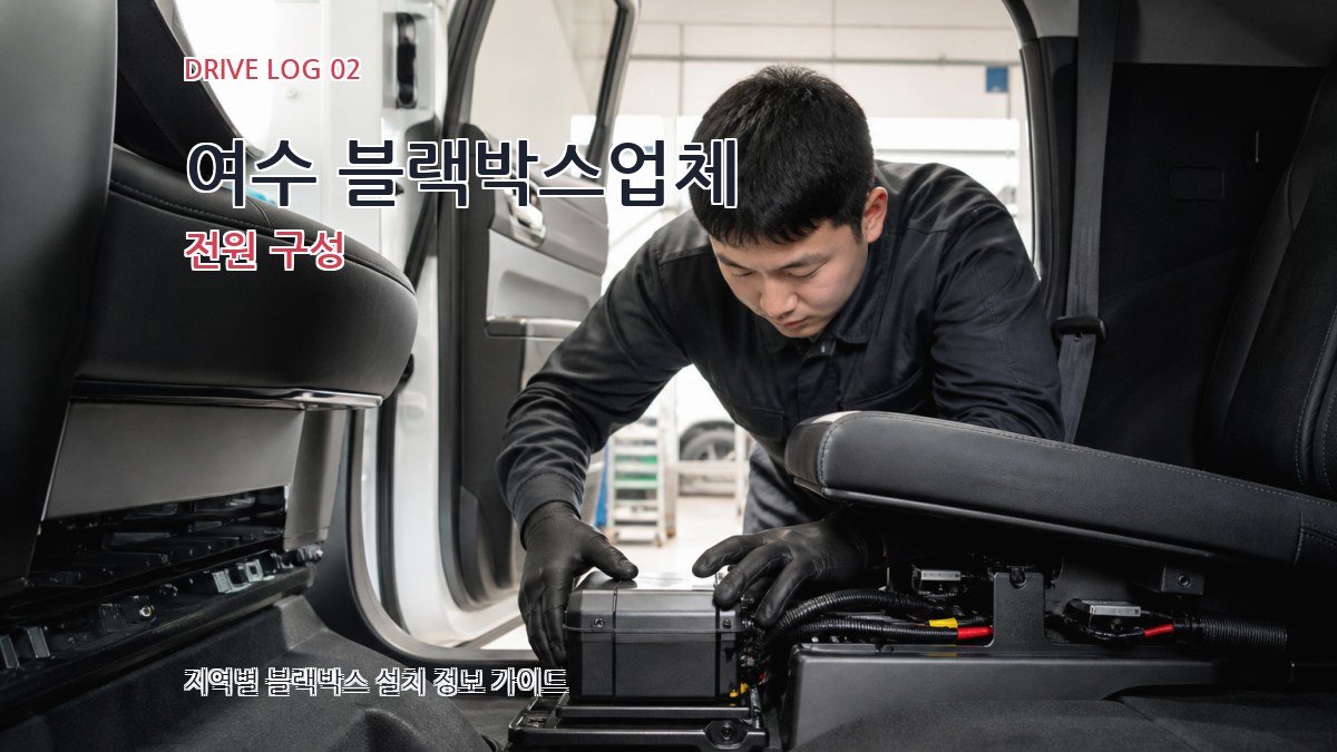 여수 블랙박스업체 전원 구성