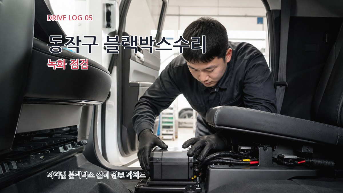 동작구 블랙박스수리 녹화 점검