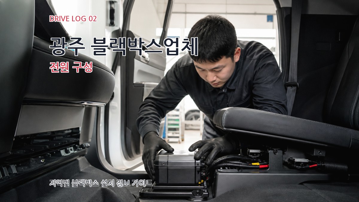 광주 블랙박스업체 전원 구성