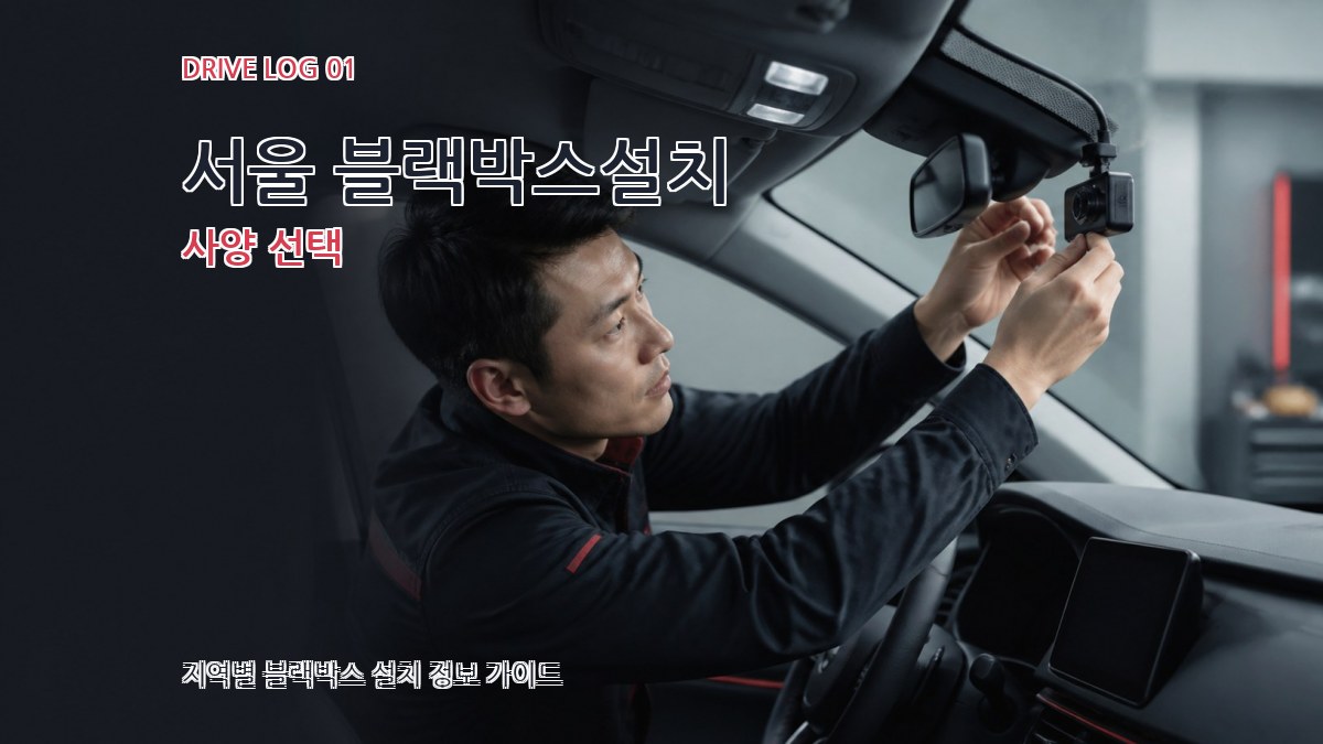 서울 블랙박스설치