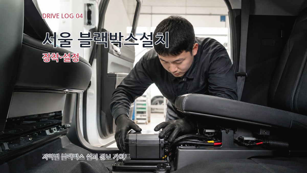 서울 블랙박스설치 장착·설정