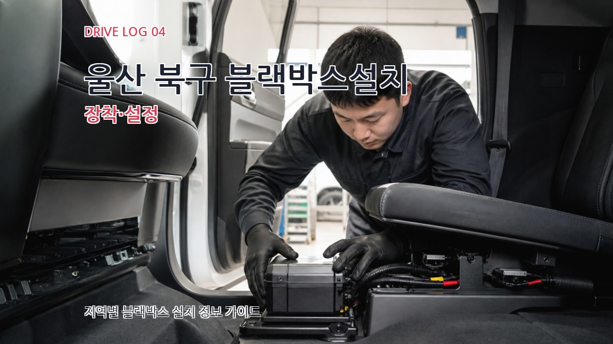 울산 북구 블랙박스설치 장착·설정