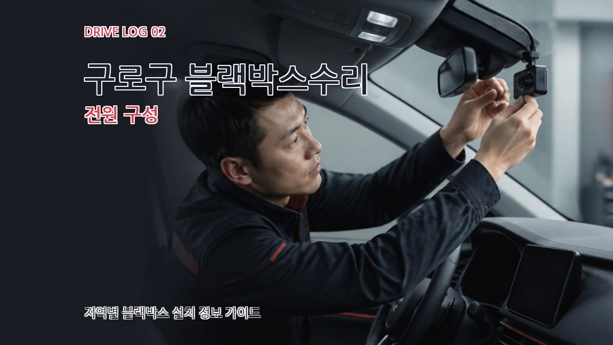 구로구 블랙박스수리 전원 구성