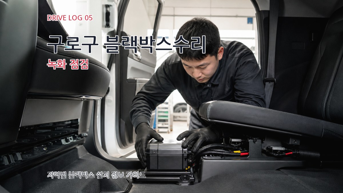 구로구 블랙박스수리 녹화 점검