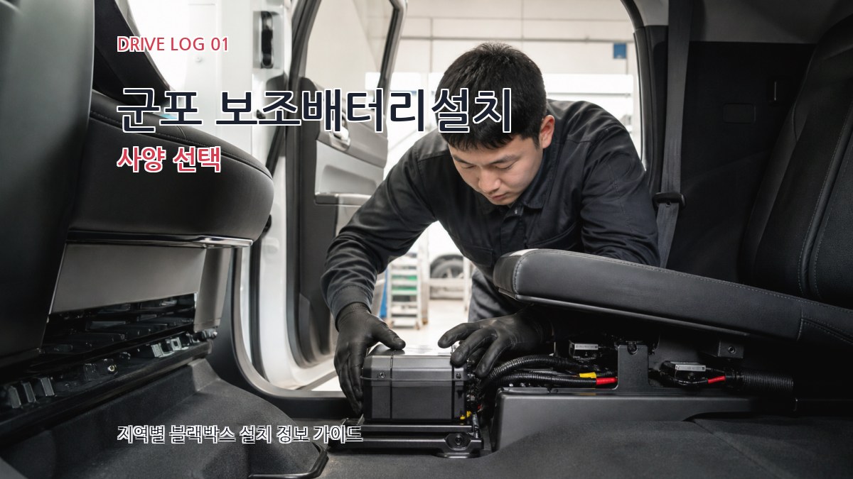 군포 보조배터리설치