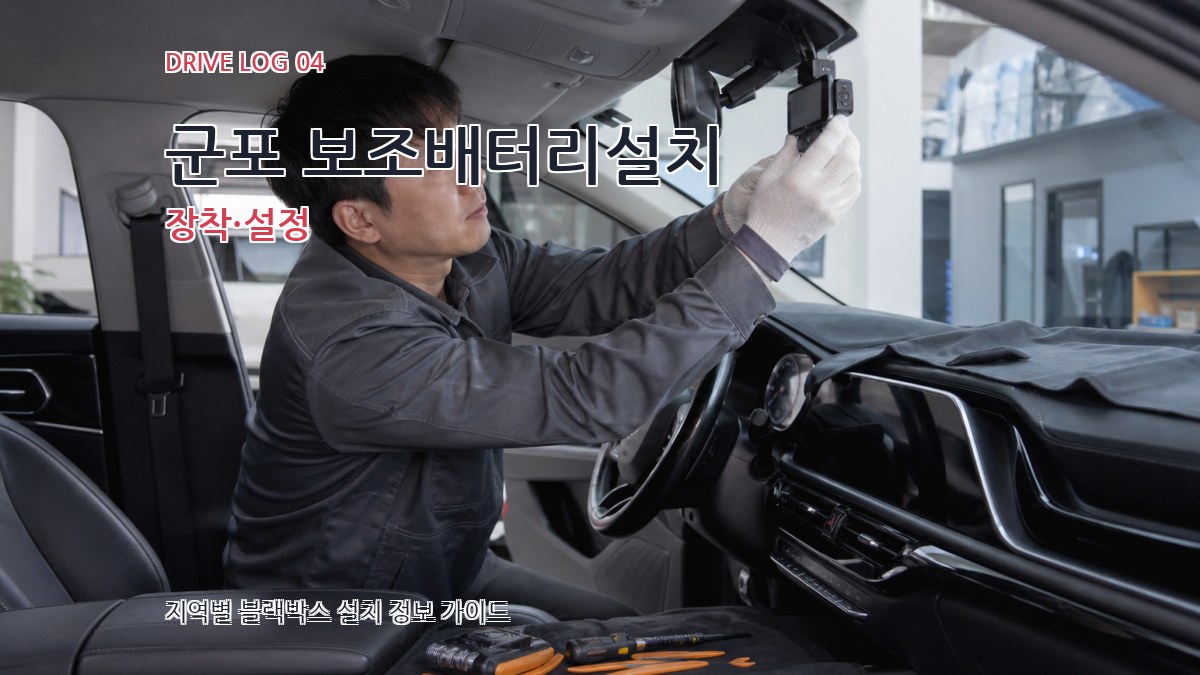 군포 보조배터리설치 장착·설정
