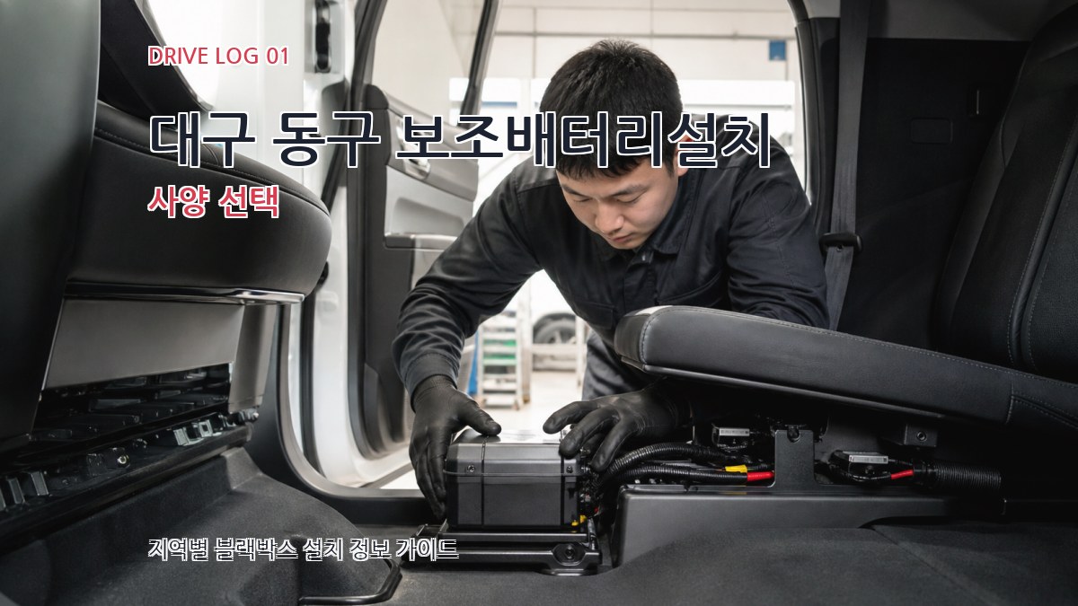 대구 동구 보조배터리설치