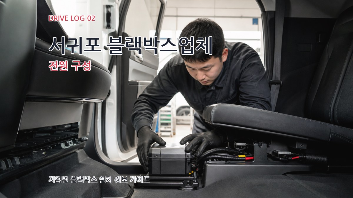 서귀포 블랙박스업체 전원 구성