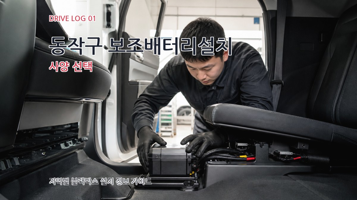 동작구 보조배터리설치