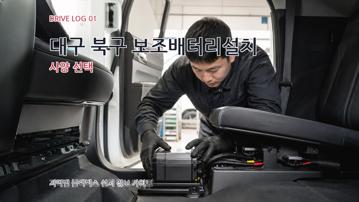대구 북구 보조배터리설치