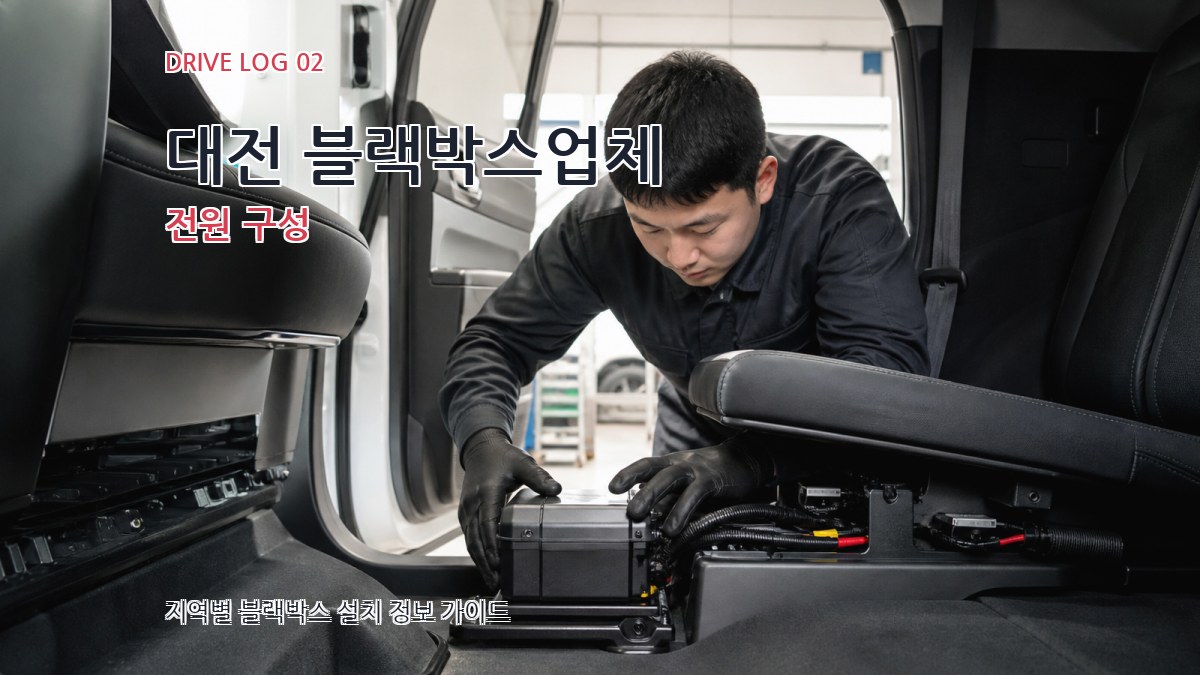 대전 블랙박스업체 전원 구성