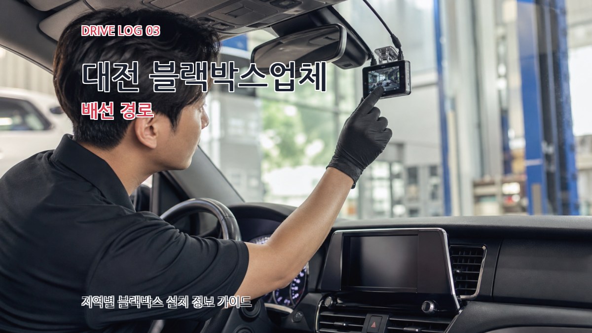대전 블랙박스업체 배선 경로