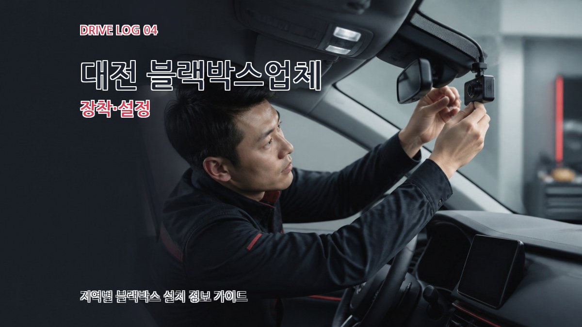 대전 블랙박스업체 장착·설정