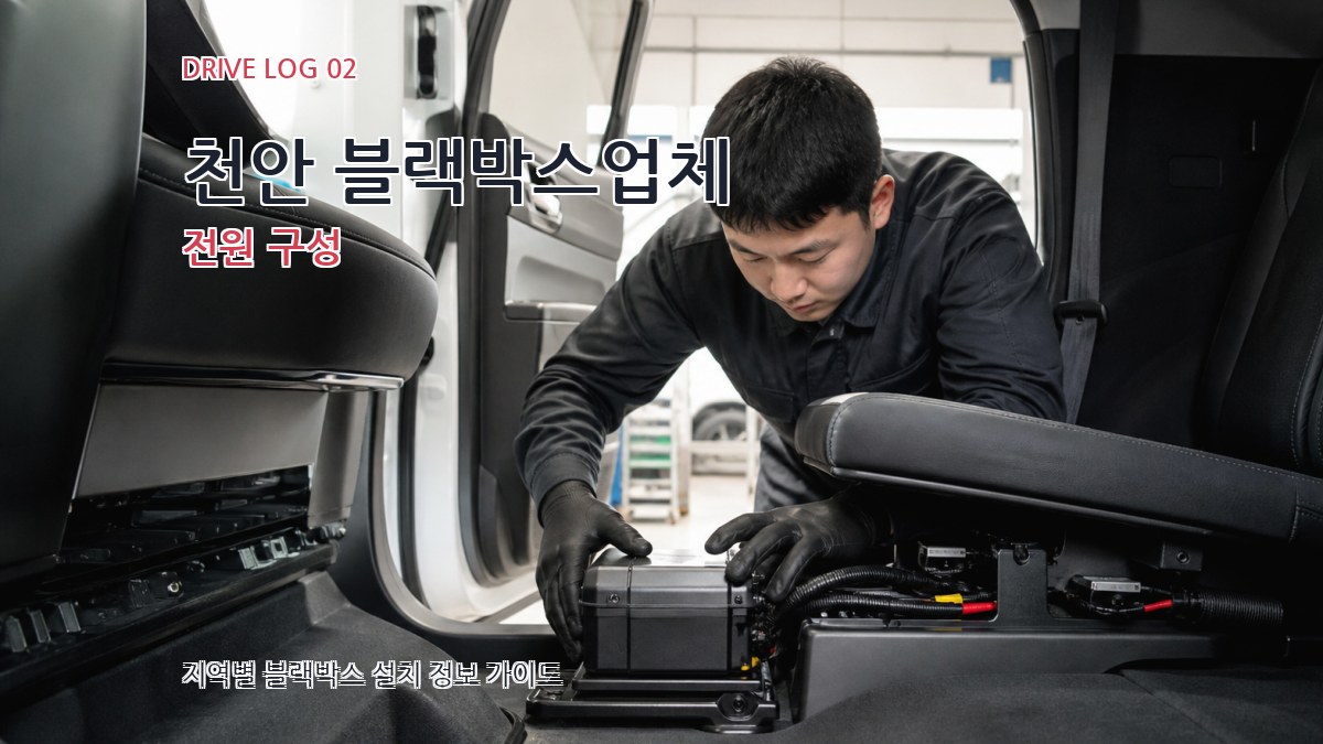 천안 블랙박스업체 전원 구성