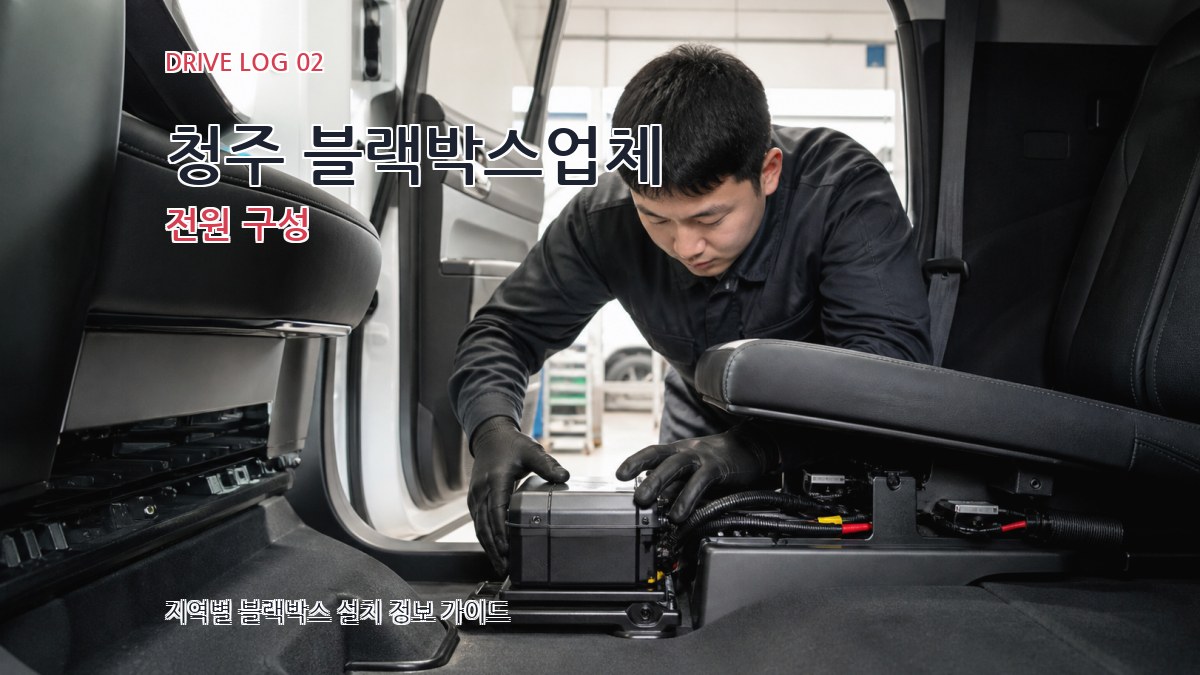 청주 블랙박스업체 전원 구성