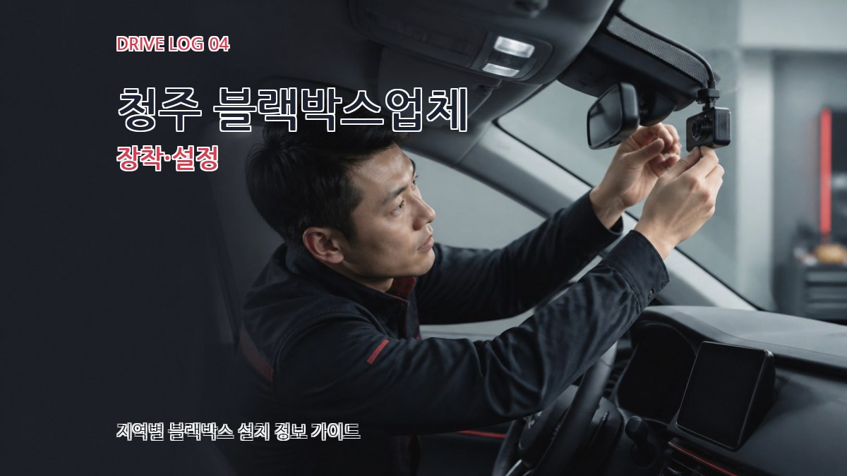청주 블랙박스업체 장착·설정