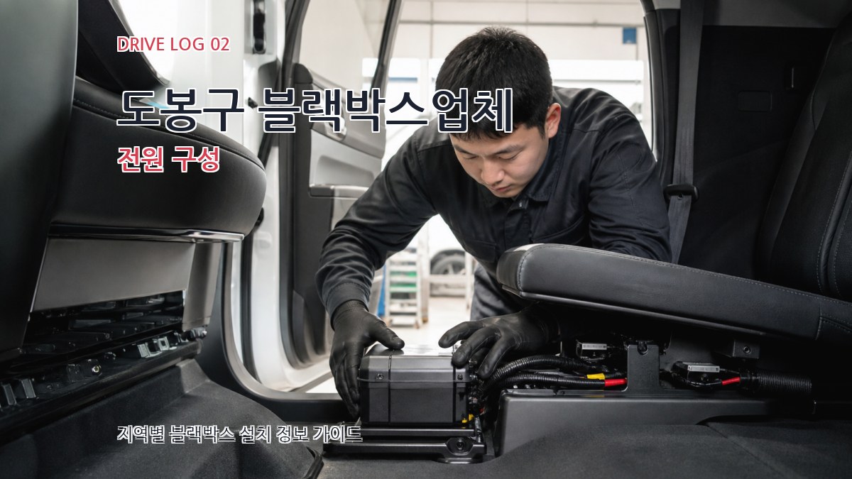 도봉구 블랙박스업체 전원 구성