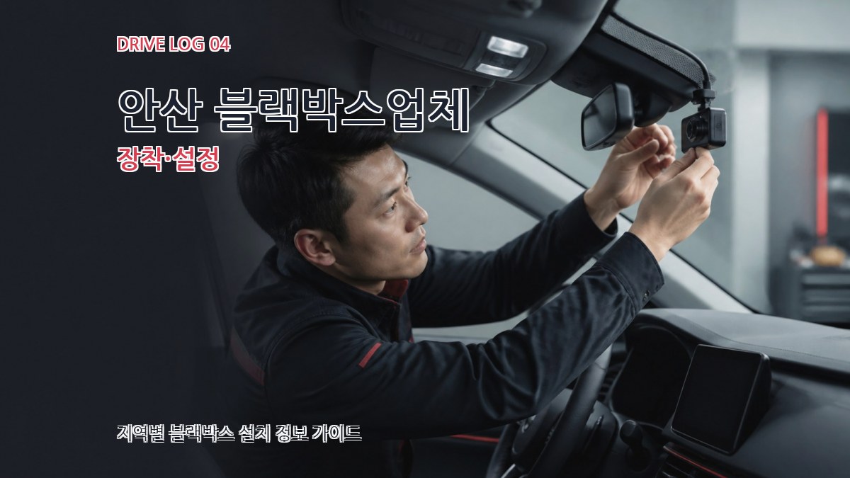 안산 블랙박스업체 장착·설정