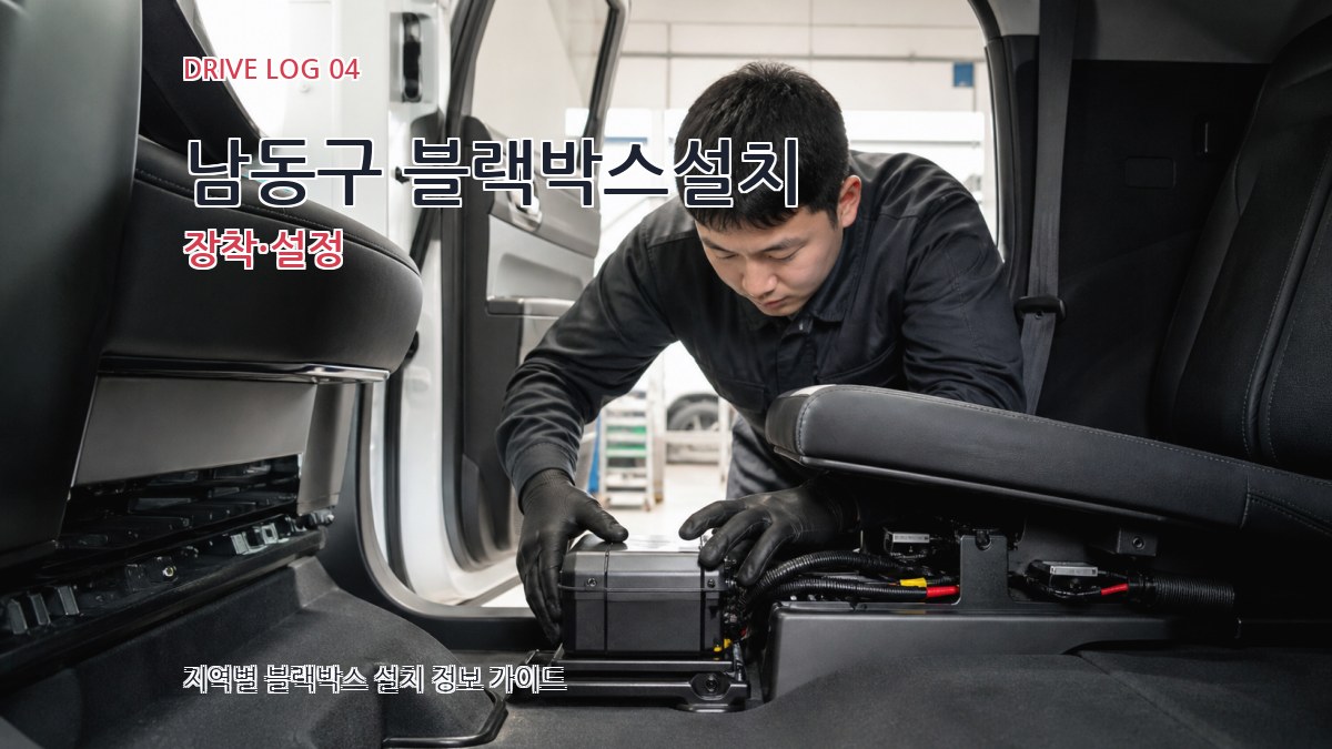 남동구 블랙박스설치 장착·설정