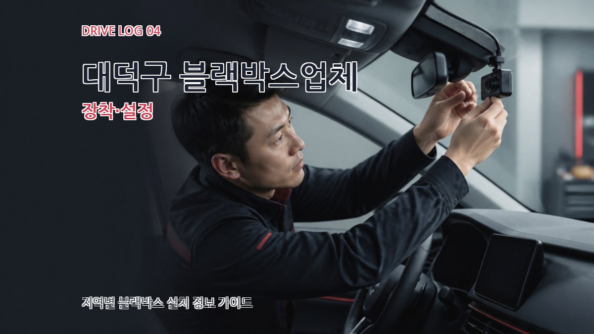 대덕구 블랙박스업체 장착·설정