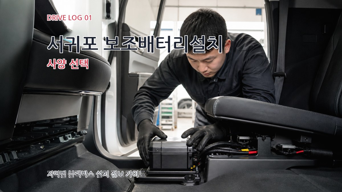 서귀포 보조배터리설치
