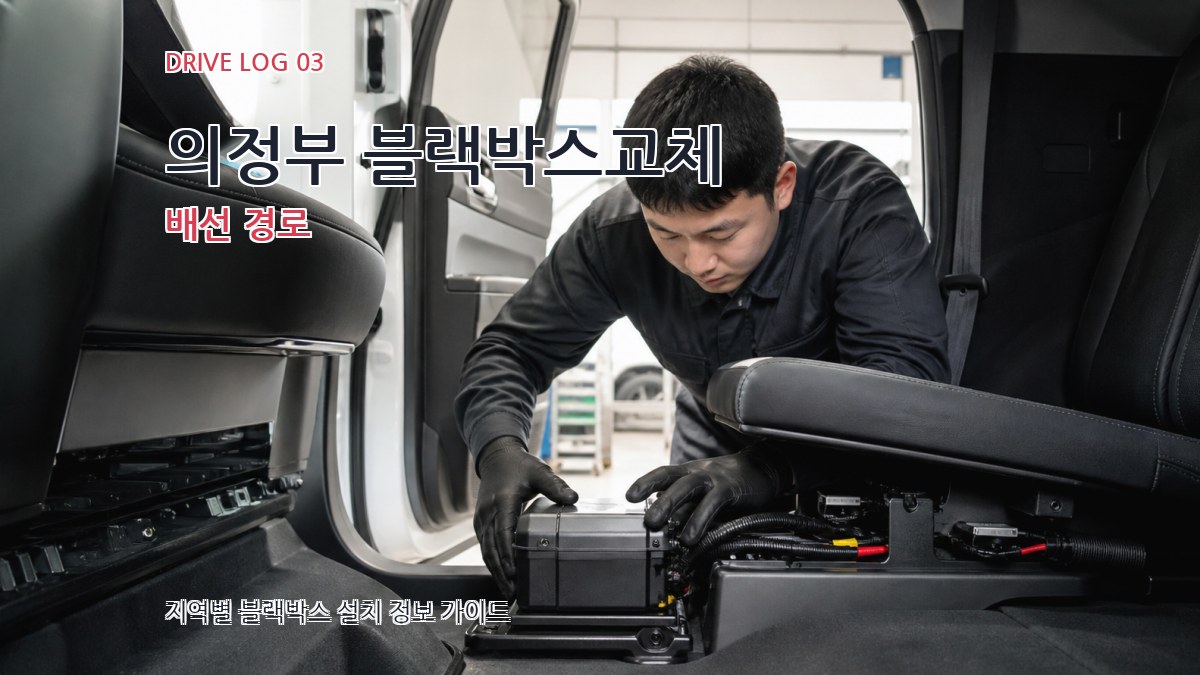 의정부 블랙박스교체 배선 경로