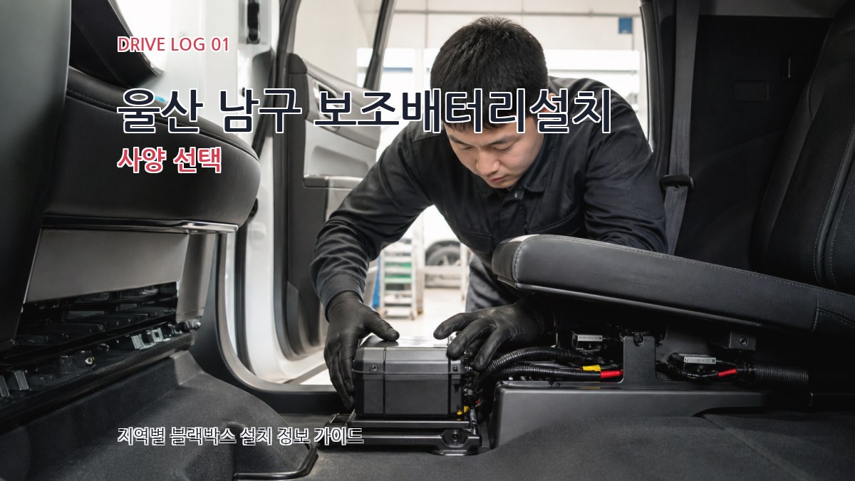 울산 남구 보조배터리설치