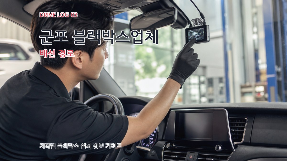 군포 블랙박스업체 배선 경로