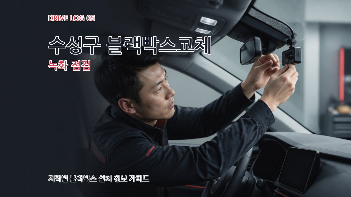수성구 블랙박스교체 녹화 점검