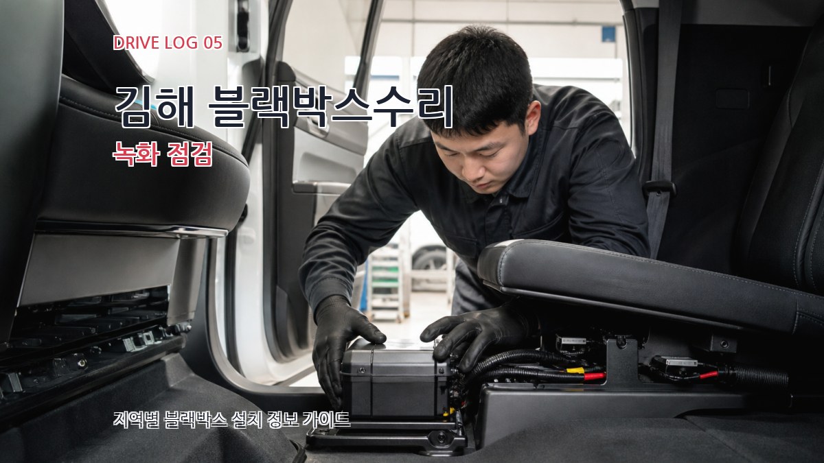 김해 블랙박스수리 녹화 점검