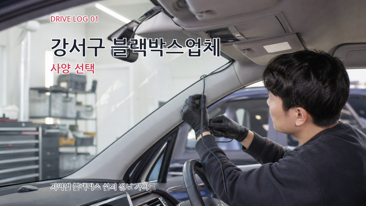 강서구 블랙박스업체