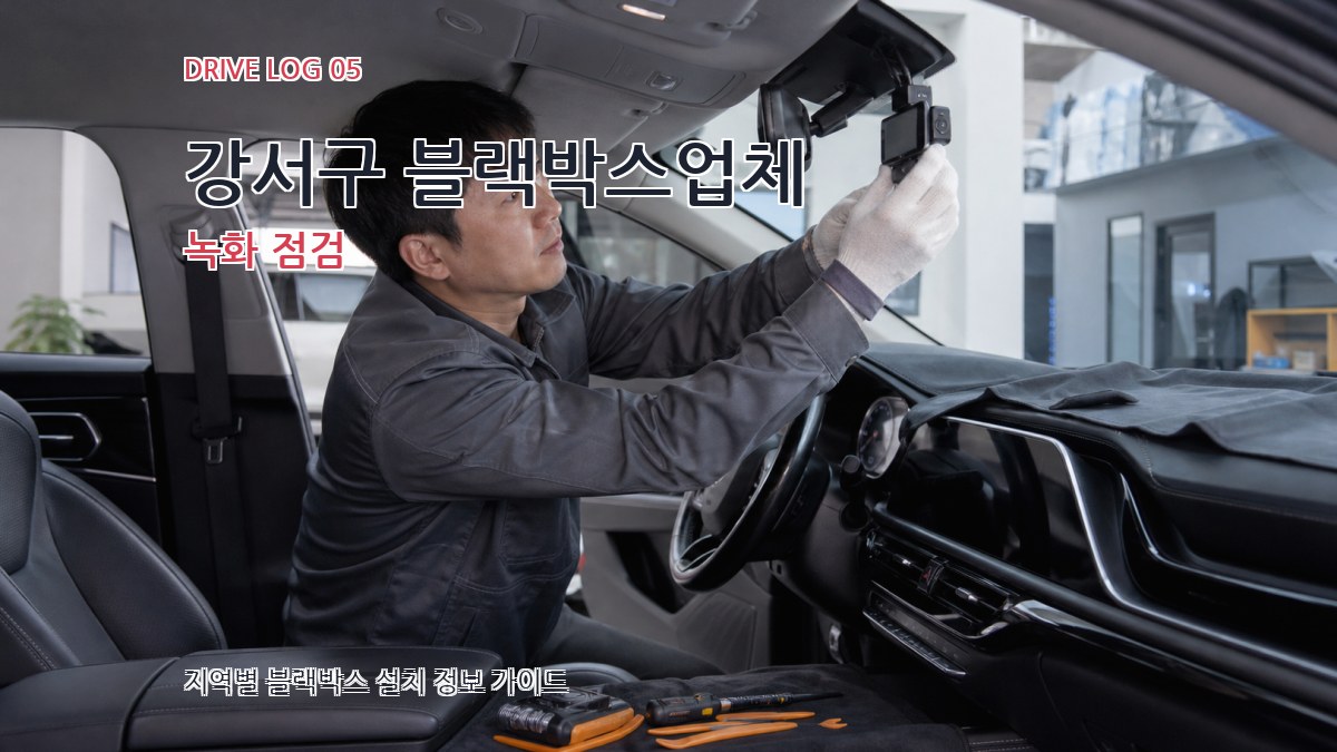 강서구 블랙박스업체 녹화 점검