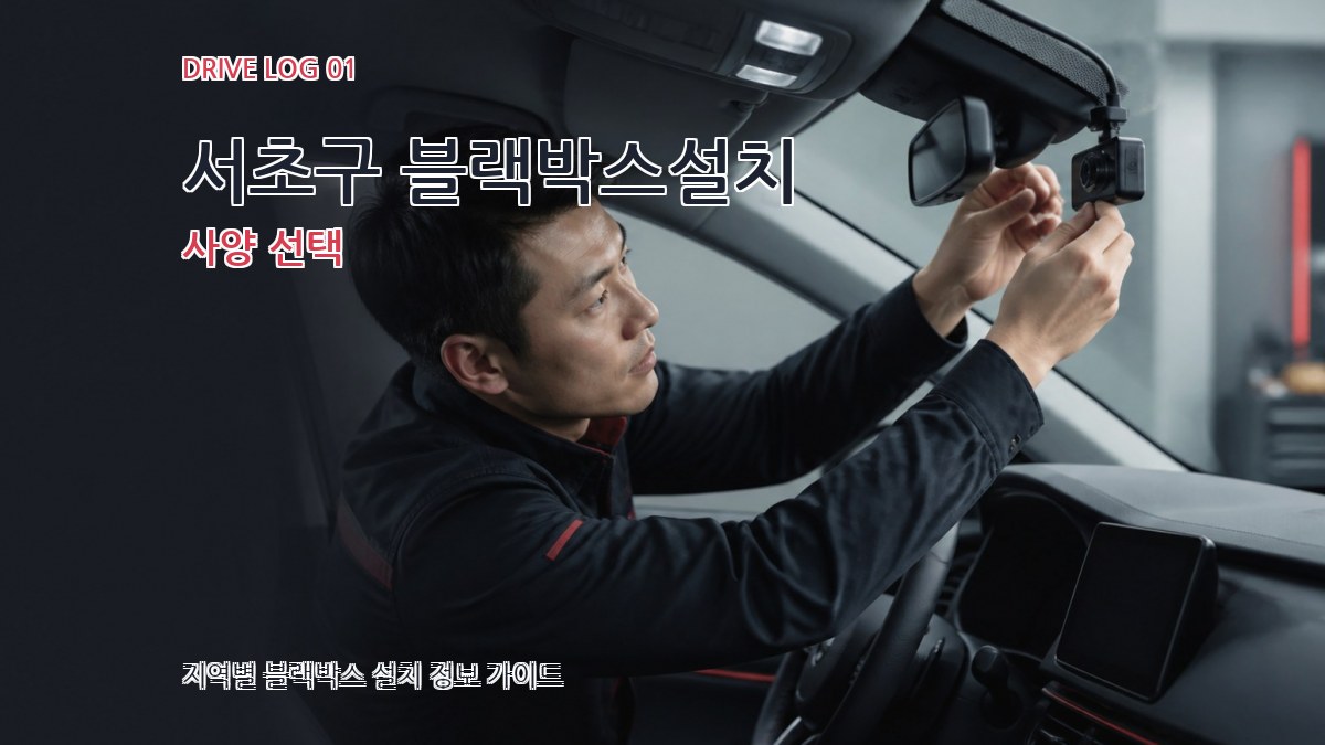 서초구 블랙박스설치