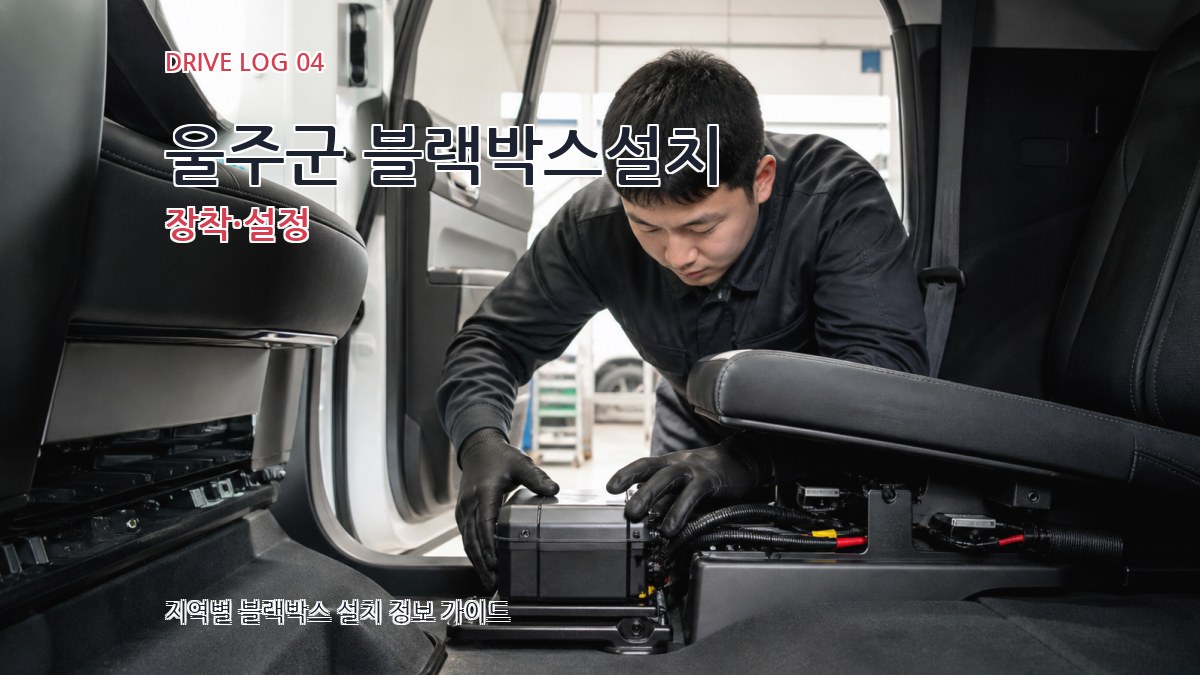 울주군 블랙박스설치 장착·설정