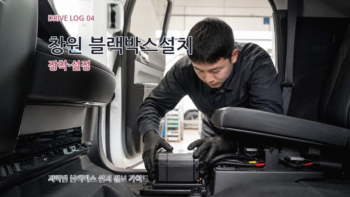 창원 블랙박스설치 장착·설정