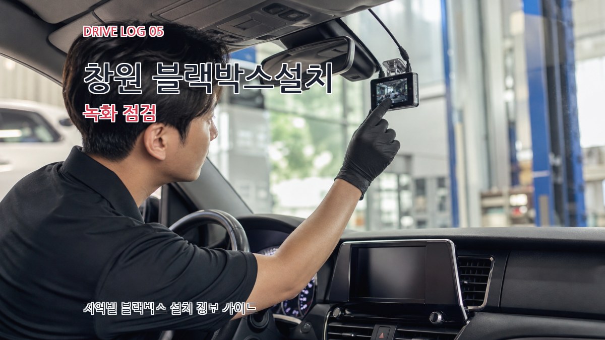 창원 블랙박스설치 녹화 점검