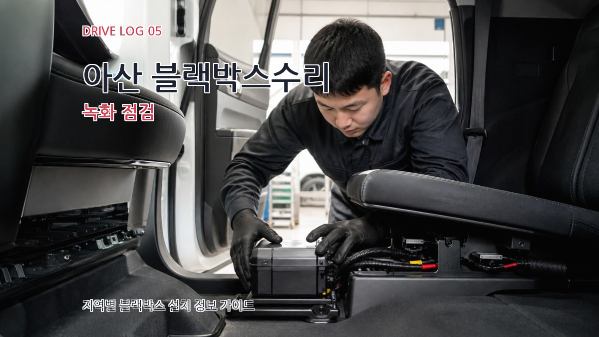 아산 블랙박스수리 녹화 점검