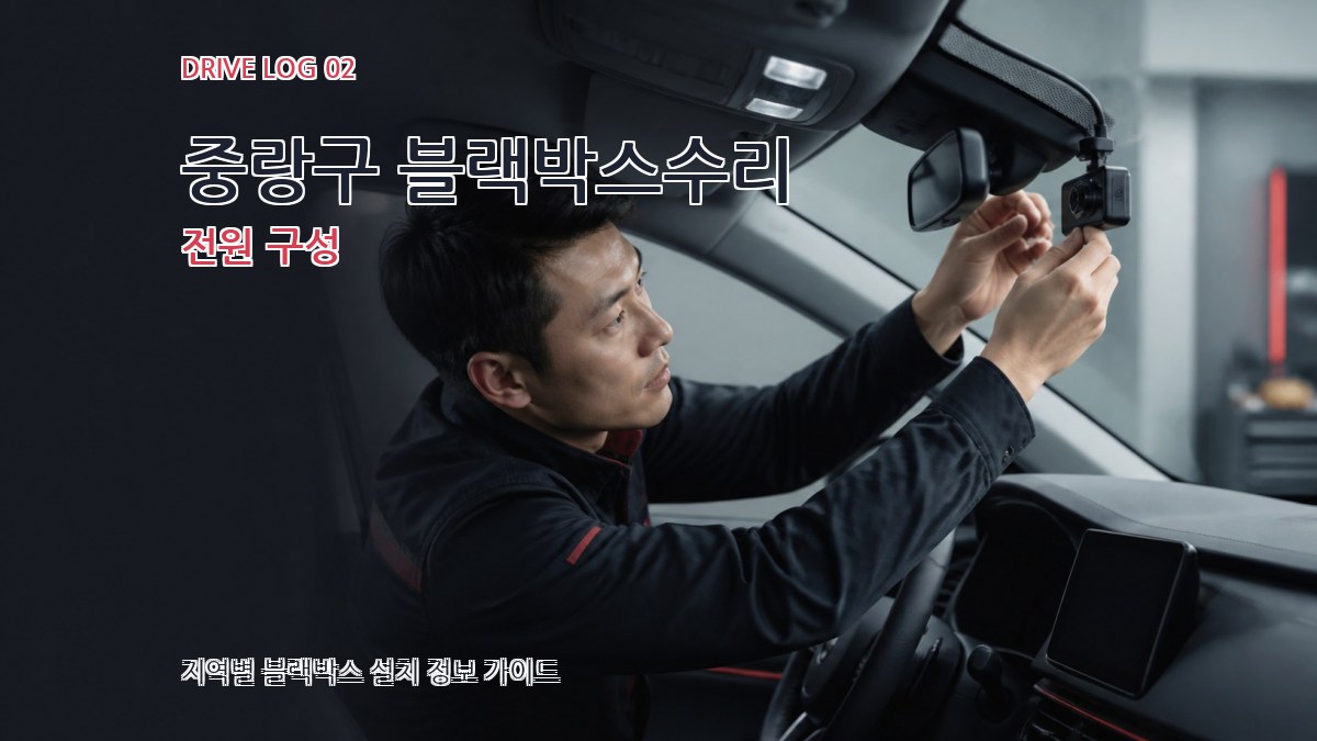 중랑구 블랙박스수리 전원 구성