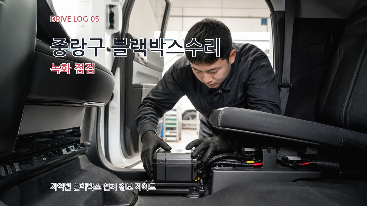 중랑구 블랙박스수리 녹화 점검