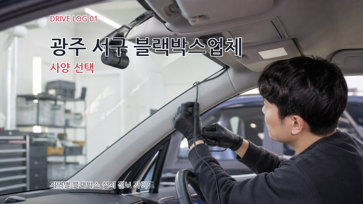 광주 서구 블랙박스업체