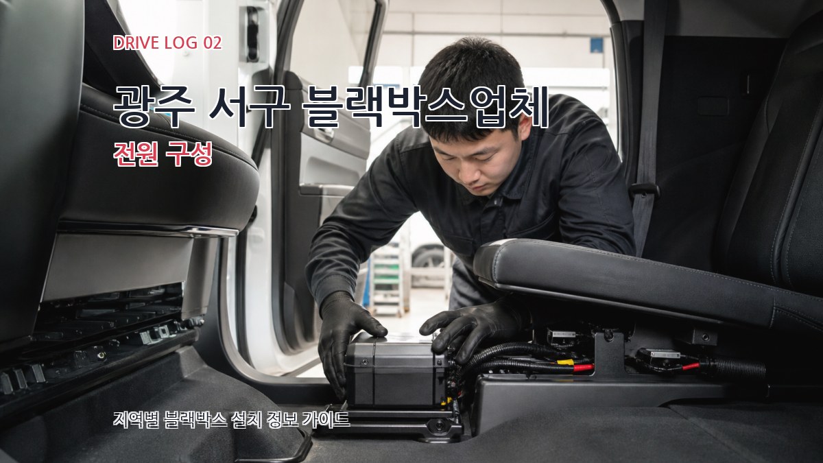 광주 서구 블랙박스업체 전원 구성