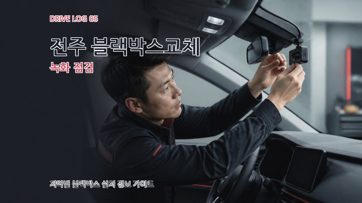 전주 블랙박스교체 녹화 점검