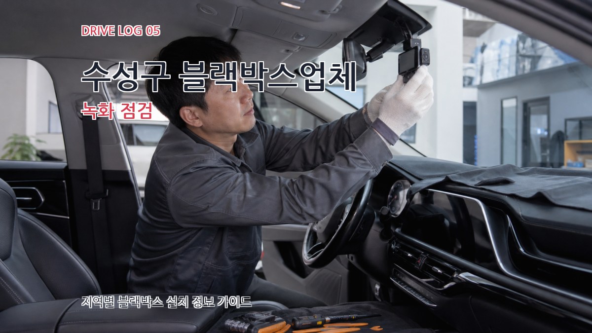 수성구 블랙박스업체 녹화 점검
