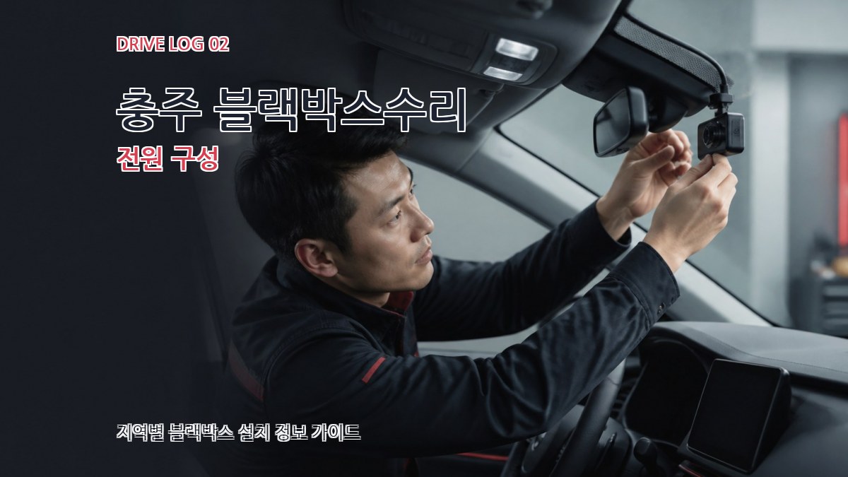 충주 블랙박스수리 전원 구성