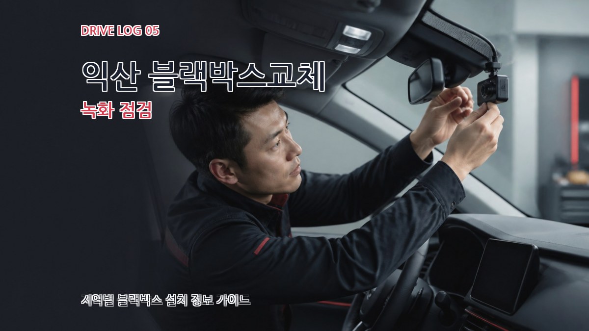익산 블랙박스교체 녹화 점검