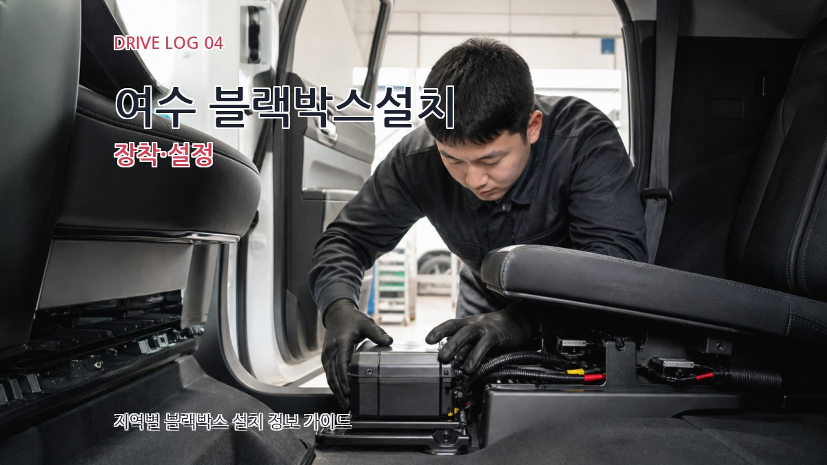 여수 블랙박스설치 장착·설정